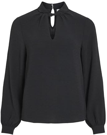 Vila Female Oberteil mit Langen Ärmeln High Neck