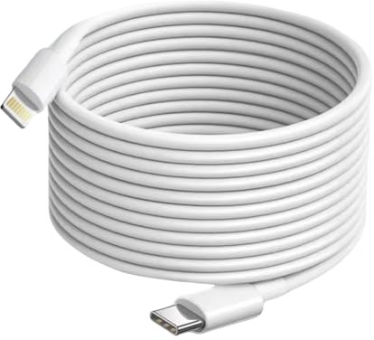 SETOLGH MFi Certified for 6M USB C to Lightning Cable,27W PD Fast Charging Extra Long iPhone Charger Cord 1Pack Compatible with iPad/iPhone 14/13/12/11 Pro Max/XS/XR/8/7/6 Plus/Se