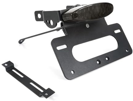 Kennzeichenhalter hinten für Kotflügel, kompatibel mit Husqvarna 701 Enduro 701 Supermoto 2016 2017 2018 2019-2022 2023 (schwarz)