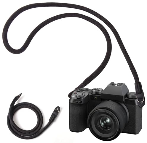 Runhike Camera Strap Compatible with Fujifilm x100vi,xt30 ii, x100v,xs10,x-s20,x-s20,x-t1,xt2,Nylon Climbing Rope Camera Neck Shoulder Strap Compatible with Fujifilm Camera