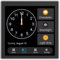 Remingtape Tuya T3E Panel-Schalter Touchscreen-Panel EU Smart Control Panel-Schalter Zigbee Smart Home Wand-Lichtschalter, Schwarz