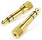 NICECONE 2 Pack 6.5mm to 3.5mm Audio Jack Adapter, Gold-Plated Headphone Jack Converter for Digital Pianos, Keyboards, Speakers, and More – Compact, Durable, and Universal Compatibility