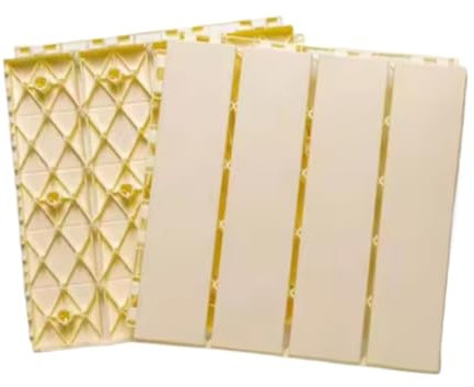 NJIEzhao Piastrelle Esterno Pavimento in Finto Legno for Esterni, in plastica, for terrazza, Balcone, Bagno, Giardino, Cortile, Mosaico Ecologico 30x30cm(1Pcs Beige)