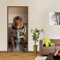 VIRANDA 3D Türtapete Selbstklebende Türaufkleber Vinyl Türposter Wasserdichte Türbilder Abnehmbare Türklebefolie Löwe Türfolie für Zuhause Decoration Design 77x200cm