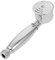 Mikikit Doccetta Porta Mano in Rame Cromato per Bagno Set Doccia Portatile Strumento per Bagno con Design Retro e Resistente Idrico e