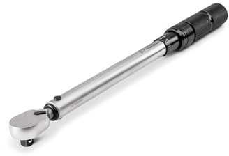 TEKTON 3/8 Inch Drive 90-Tooth Dual-Direction Micrometer Torque Wrench (10-100 ft-lb) | TRQ51402