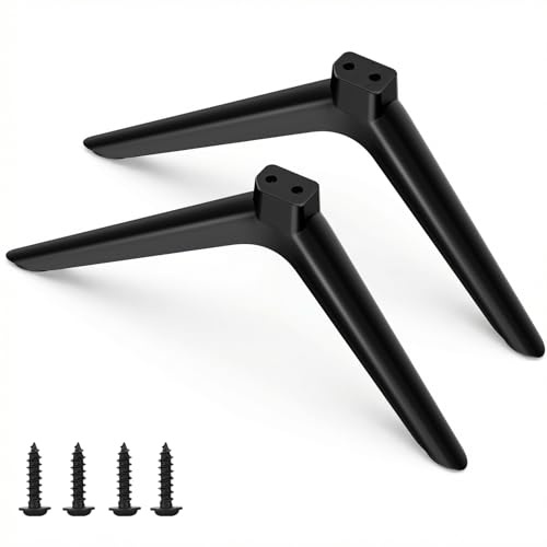 Yaotieci TV Legs Only for Onn 100012589 100012590 Roku TV Stand Legs, for Onn TV Legs Replacement with Screws, Anti Slip Pads and Instruction, Stable Design and Easy Installation