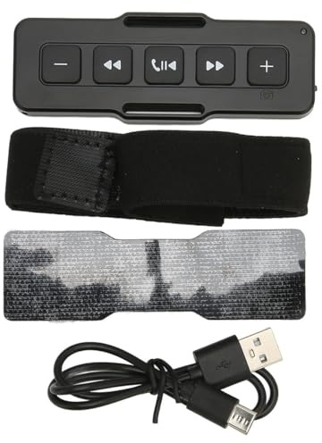 Teron Telecomando Bluetooth montato in auto, telecomando per motociclisti e ciclisti, per rispondere e rispondere alle chiamate