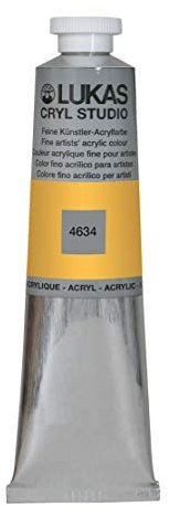 LukasCryl STUDIO - Peinture acrylique - 4634 Jaune de Naples - 75ml