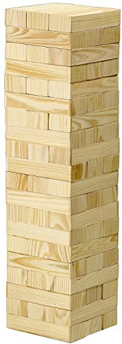 Philos 3310 - Party Wackelturm 60 cm hoch, mit 60 Spielsteinen und Tragetasche