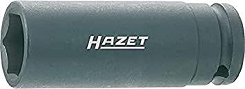 HAZET Kraft-Steckschlüsseleinsatz 900SLG-15, 1/2 Zoll (12,5 mm) Vierkant | 1/2 Zoll (12,5 mm) Vierkant hohl, Antrieb 1/2 Zoll (12,5 mm) Vierkant hohl, Abtrieb Außen-Tractionsprofil Sechskant, SW 15 mm