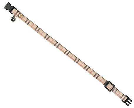 Nobby Katzenhalsband Tartan, beige, 1 Stück