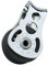 Micro XS Block (Umlenkrolle) Kugellager 6 mm - 1 Rolle, durchgehender Bügel