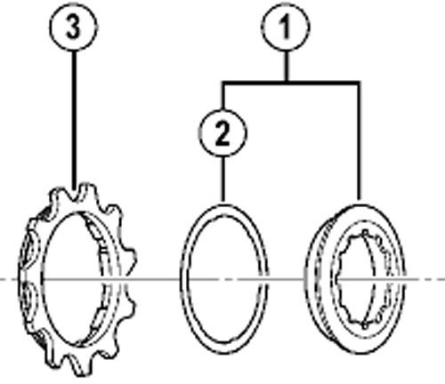 CS-M980 lock ring and spacer