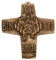 Butzon & Bercker Bronzekreuz „Abendmahl“ – Erstkommunionkreuz (ca. 10 cm), Wandkreuz, Motiv „Ich bin bei euch“ - Abendmahl-Darstellung, Geschenkverpackung - zur Kommunion, Konfirmation oder Firmung
