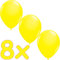 Folat SB-Pack mit 8 Neon-Rundballons, gelb