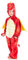 PRETEND TO BEE Red Dragon Onesie Dress Up Costume for Kids, 5-7 Years