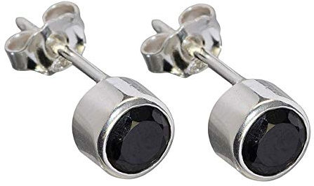 Spinell Schmuck (Ohrringe) Spinell Ohrstecker Spinell facettiert Größe ca. 4 mm 925er Sterling-Silber Modellnummer 4466