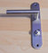 Türdrücker WC-Langschild Türbeschlag Edelstahl Classic L Drücker Tür Toilettentür WC-Drückergarnitur Türgriffe Türbeschläge