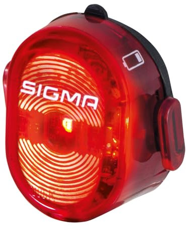 SIGMA Nugget II Flash I Feu arrière Rechargeable, alimenté par Batterie I 3 Modes d'éclairage, Fonction Flash Incluse | Visibilité à 400 m