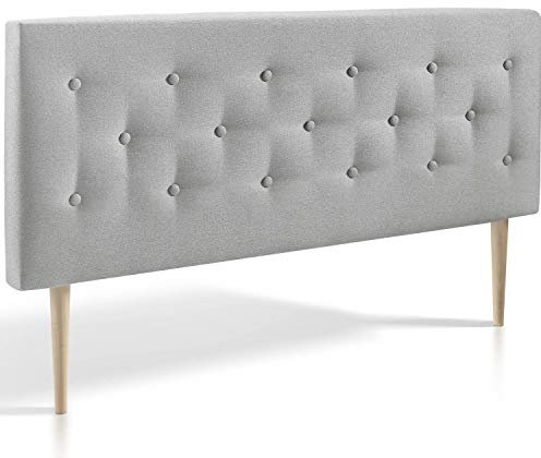 Marckonfort Oslo Kopfteil für Bett, 90 x 100 x 8 cm Rohgewebe