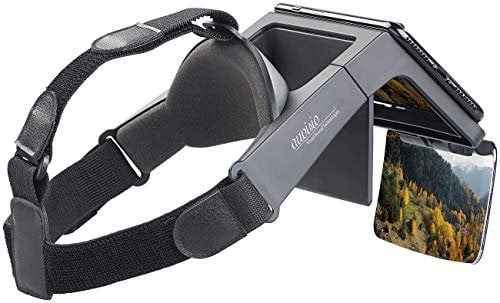 auvisio VR Brille: Augmented-Reality- und Video-Brille für Smartphones, 69° Sichtfeld (Videobrille für Smartphone, Videobrille für Filme, Spielfilme auf DVD)