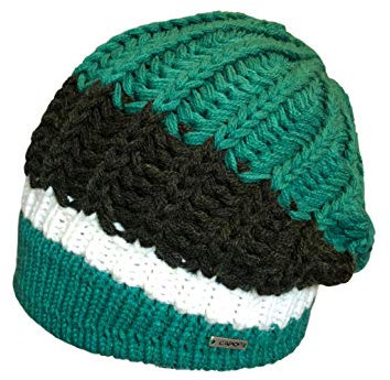 Capo Strickmütze Beanie Kids Slouch 52/54 (grün)