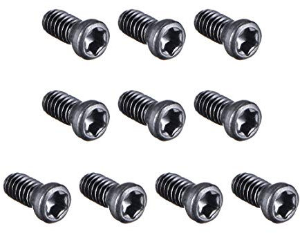 sourcing map M2,5 x6mm vis Torx pour remplace Carbure Tour CNC 10pcs acier carbone