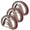 25mm x 762mm Sanding Belts, 3 Each of 60/80/100/120/240 Grits, Belt Sander Tool for Woodworking, Metal Polishing, 15 Pack Aluminum Oxide Sanding Belt