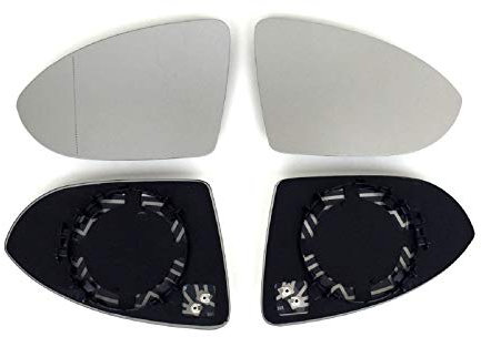 Pro!Carpentis Spiegel Spiegelglas links + rechts 2er Set beheizt Ersatzglas für elektrische und manuelle Aussenspiegel kompatibel mit Golf 7 ab 2013 Touran 5T1 ab 2015