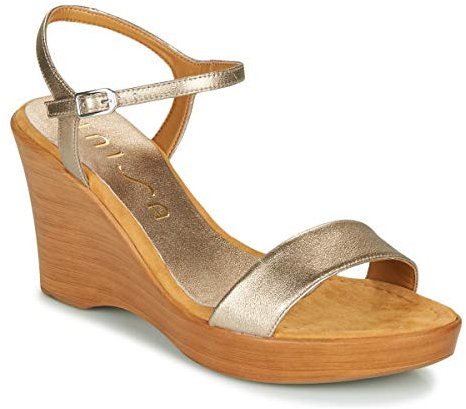 Unisa Rita Sandalen/Sandaletten Damen Gold/Bronze - 40 - Sandalen/Sandaletten Shoes
