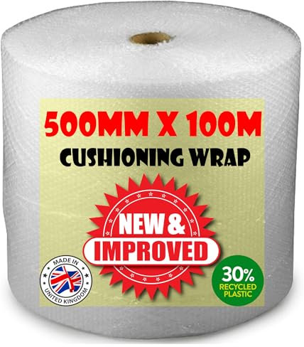 Bubble Wrap Roll 500mm x 100m (Small Air Bubbles)