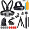 YEHOLDING 13-en-1 Accessoires pour Gopro, Kit d'accessoires pour caméra d'action Compatible avec GoPro Hero 13 12 11 10 9 8 Max 7 6 5 4 Black SJ4000 et Autres caméras de Sport