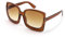 Karsaer Retro Rechteckige Übergröße Sonnenbrille Groß Damen Polarisiert Mode Brille Quadratische Frauen Sonnen Brillen mit UV-400 Schutz