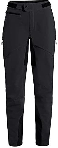 VAUDE Damen Women's Qimsa Softshell Pants Ii Hose, Black/Black, 36 EU
