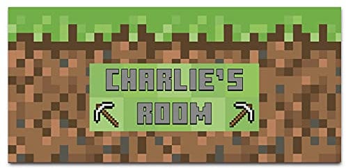 Gamer Personalised Name Bedroom Door Signs Game Themed