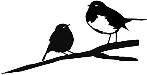 Friendship Robin Metal Bird silhouette, Lovely Robin Gifts For Garden And Home, Robin Garden Ornament Metal Birds for Garden Ornaments for Tree Art, Valentine's Day Present