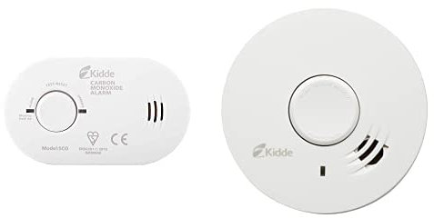 Kidde Carbon Monoxide Alarm & 10Y29 RB Ten Year Life Sealed Battery Smoke Alarm