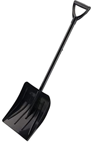 Pala da neve, raschietto di ghiaccio, snow pala grande giardino neve spade con manico telescopico per campeggio auto all'aperto