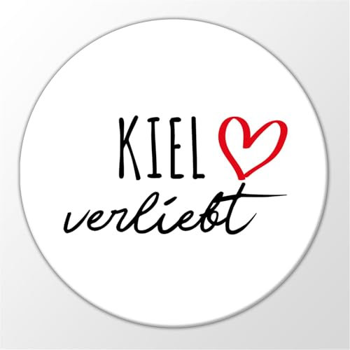 Huuraa Magnet Kiel verliebt Geschenk 59mm Kühlschrankmagnet Flaschenöffner Kiel Geschenkidee