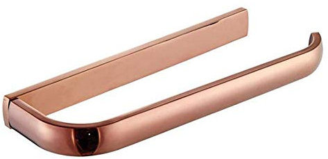 RTHGTFGG Ganci Adesivi Asciugamani Quadrati Bar in Rame Asciugamani in Rame Accessori da Bagno Black/Bianco/in Oro/Cromato Portasalviette (Color : B)