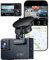 Kingslim D1 pro 4K Dashcam mit GPS WiFi– Dual Autokamera Vorne Innen 1080P Infrarot Nachtsicht, 170° Weitwinkelobjektiv, Parküberwachung und G-Sensor, Max 128 GB