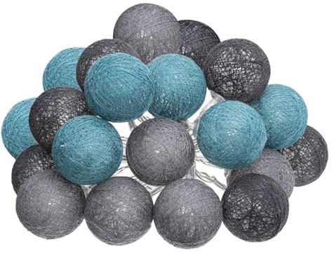 Atmosphera - Guirlande 20 boules winter d6 sur secteur