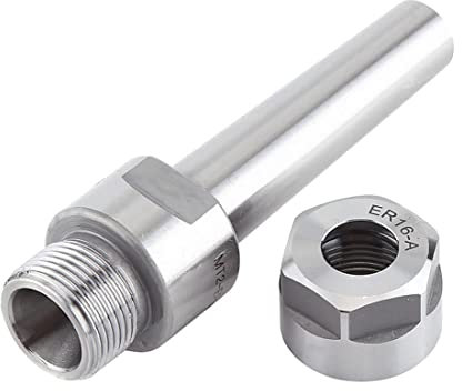 HOHOVYVY MT2-ER16-50 M10 MT2 Halter Taper Spannzangenhalter Kegel Spannzangenhalter Stirnfräser Adapter CNC Fräswerkzeuge