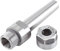 HOHOVYVY MT2-ER16-50 M10 MT2 Halter Taper Spannzangenhalter Kegel Spannzangenhalter Stirnfräser Adapter CNC Fräswerkzeuge