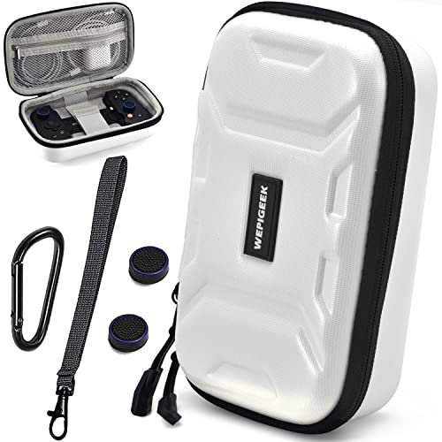 WEPIGEEK Case for Backbone One Controller iOS/Android/Playstation Edition Design Perfect Groove,Strong Strap,Soft Lining,Pockets for Accessories Come with Carabiner &Thumbsticks