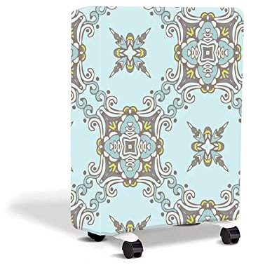 MCOLT Couvercle Anti-Poussière Radiateur Rempli D'Huile, Anti-Rayures/Résistant aux Taches, Impression de Style Européen, Cache Décoratif pour Appareils Domestiques, Une Conception Tout Compris