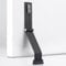 HONZUEN Door Stoppers Kickdown, Magnetic Heavy Duty Door Stop Indoors Outdoors, Bifold Self Adhesive Door Stopper with Rubber Tip for Patio Garage Bathroom Bedroom Kitchen Front Door Back Door(Black)