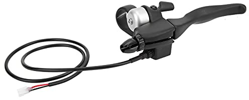 KIMISS Evercross Bremsgriff für Elektroroller, Bremsgriff für Elektroroller, Aluminiumlegierung, 8,5 Zoll, Bremsgriff für Elektroroller, Ersatz der Roller-Lenkerbremse mit Klingel