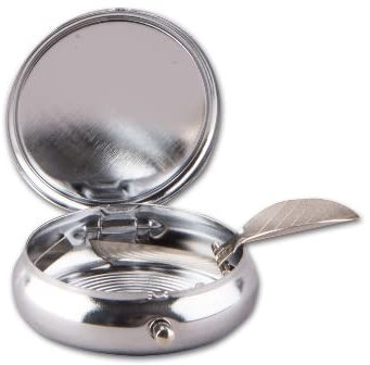 Taschenaschenbecher Chrome